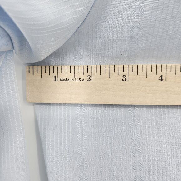 Vintage H Bar C Ranchwear Long Tail Shirt Mens Large Made in‎ USA Western Blue - Picture 9 of 12